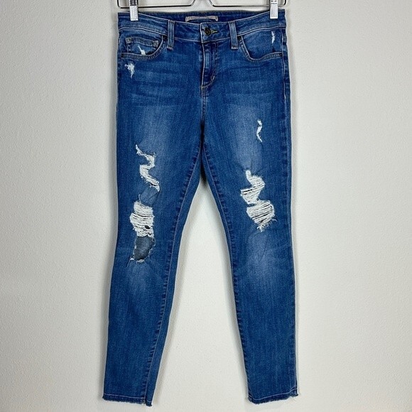 Joe’s Jeans Distressed Skinny Ankle Jeans 27 - Picture 1 of 9